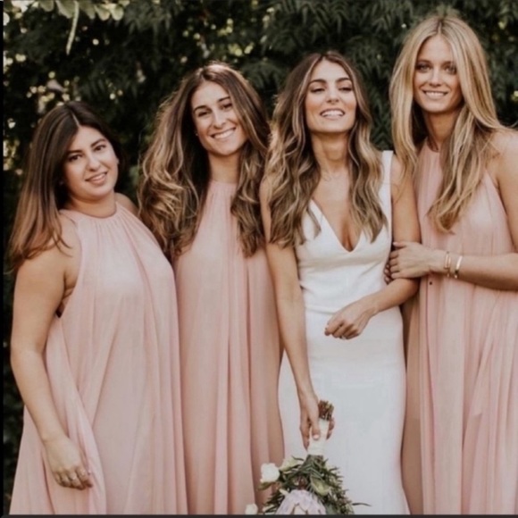 We are HAH Copper Rose Spilt at The Seams Maxi - Picture 4 of 10